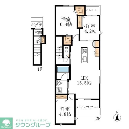 GRANDE VILLA 山の手の物件間取画像